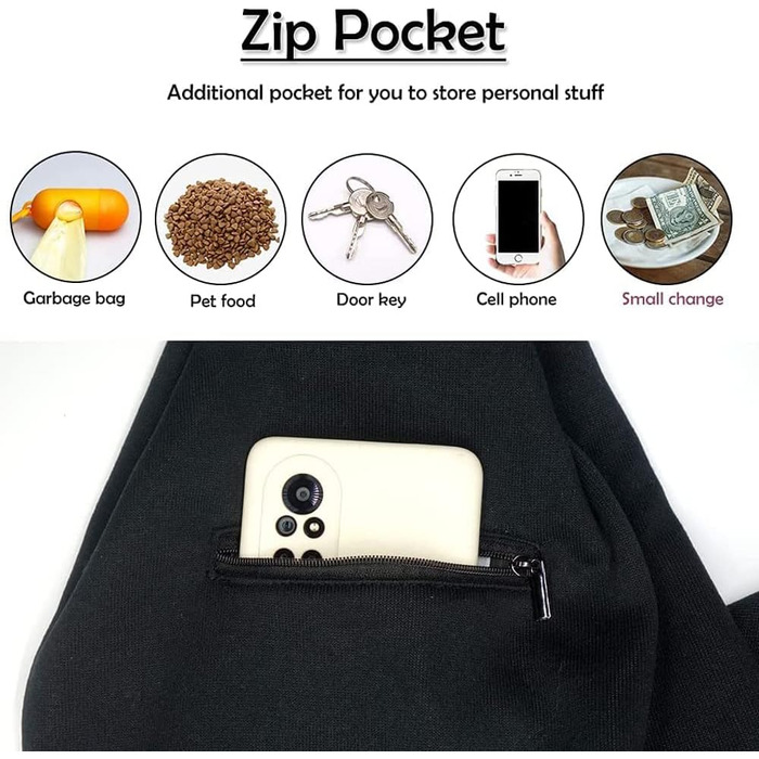 NATUYA Сумка-переноска для собак та котів, бавовняна, чорна, для прогулянок та подорожей