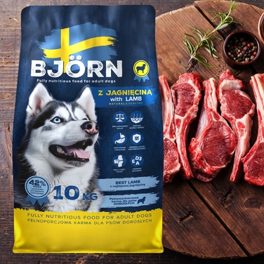 Сухий корм Björn Karma з ягнятиною, 10 кг