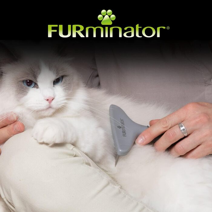 FURminator гребінець для довгошерстих собак та котів - щітка для профілактики ковтунів та сплутаного хутра, версія 2.0
