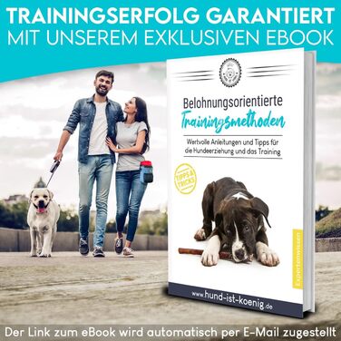 Преміум сумка для ласощів HUND IST KÖNIG для собак - універсальна, містка, з дозатором для відходів та Ebook для дресирування (Блакитна, 16 x 18 x 6 см)