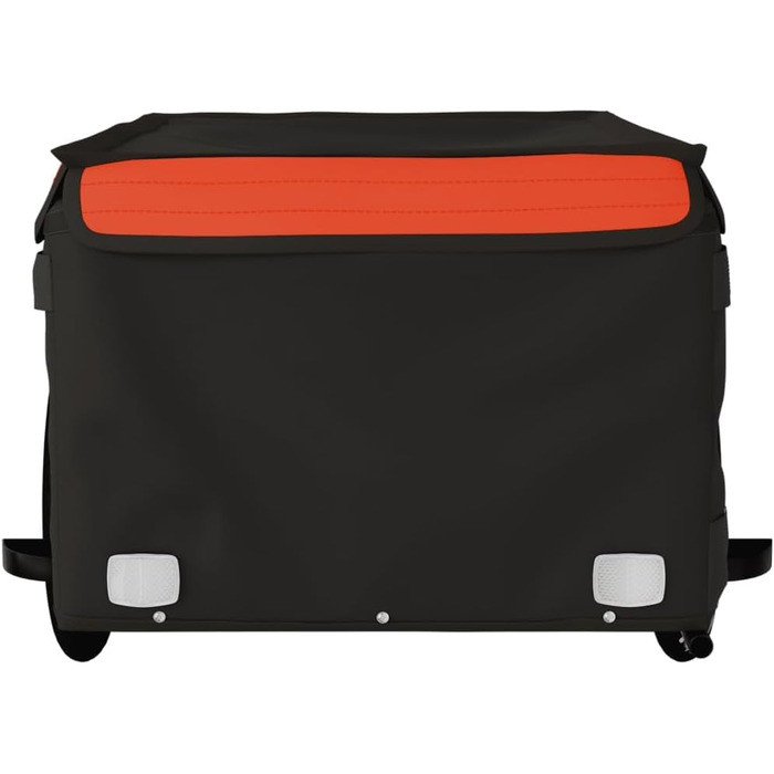 Причіп для велосипеда, причіп для собак, чорно-помаранчевий, 45 кг, для перевезення покупок, легка збірка