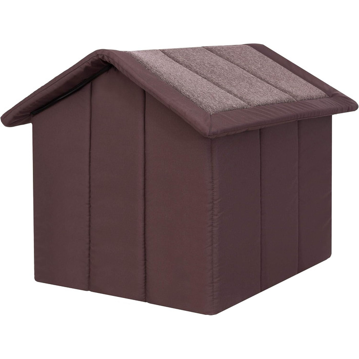 Будка-лігво для собак і котів XXXL, 76x72 см, темно-коричнева
