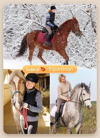 Жіночі зимові штани для їзди верхи Baeaf з флісу, з вобезом, з кишенями на блискавці (M, Navy)