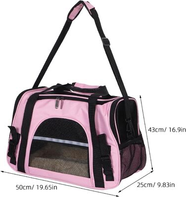 Сумка-переноска для котів та маленьких собак Hanabass: складна, дихаюча, сітчаста, для подорожей