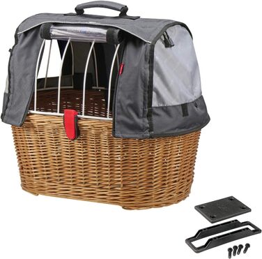 Універсальний кошик для собак KlickFix Doggy Basket Plus GTA, бежевий, 36x52x46 см