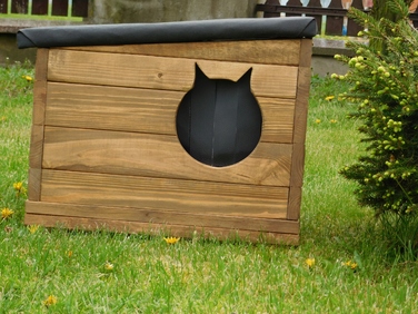 Будиночок для кота Gumiś, багатоколірний, прямокутний, 54 см x 46 см