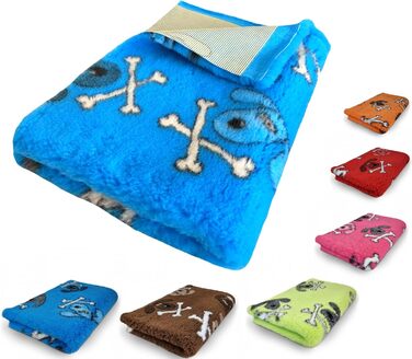 Килимок для собак Elropet Premium, антиковзаючий, для маленьких та великих собак, Vet Bed, розмір S (80x50 см), блакитний