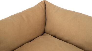 Тріксі Лежанка для собак Marley, жовта, 100 x 70 см - м'яка та зручна, з бавовняного канвасу, для маленьких собак