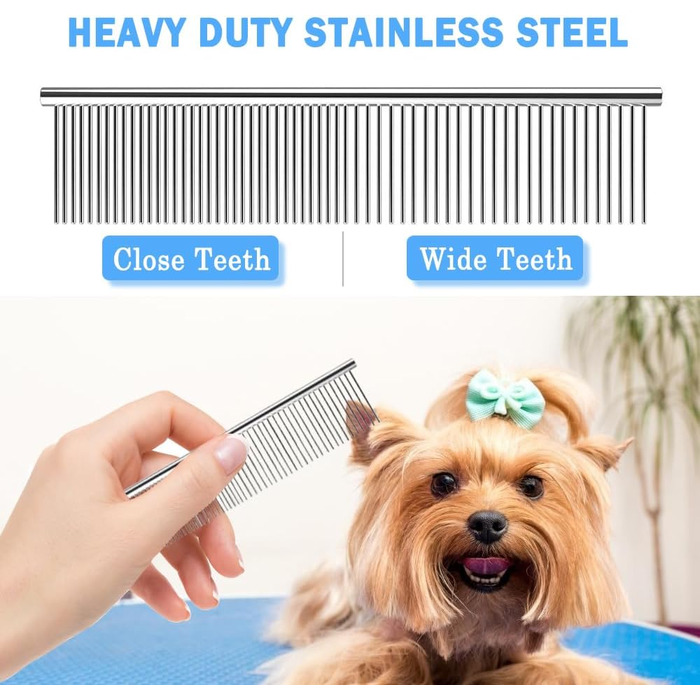 Набір професійних ножиць для грумінгу собак та котів, нержавіюча сталь, для довгого та короткого волосся