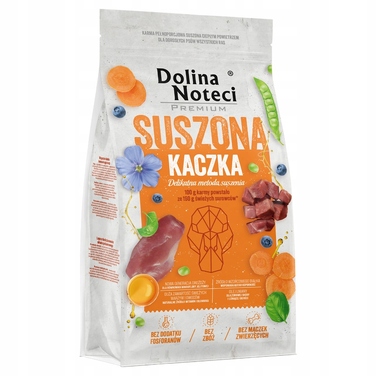 Преміум сухий корм для собак Dolina Noteci з качкою, 9 кг