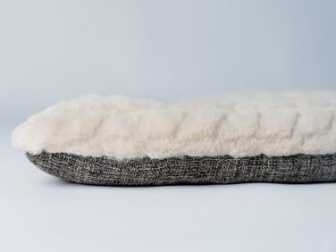 TrendPet Heaven двостороння утеплена лежанка для собак і котів, 4 см, бежевий колір