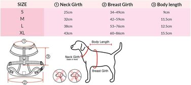 М'яке собаче нашийник Puppia Soft Harness II - для маленьких та середніх собак, регульований, винний колір, розмір M