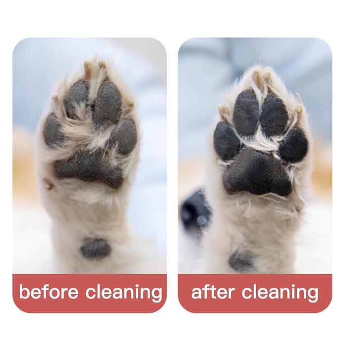 Автоматичний мийка лап для собак, USB-зарядка, м'який силікон, портативний білий/рожевий