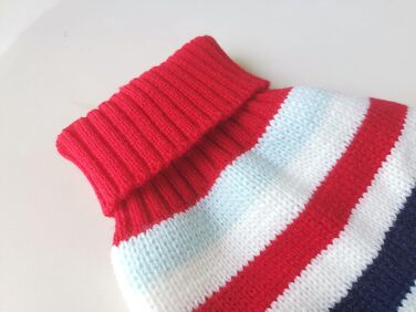 Теплий трикотажний светр-холольник VEDEM для собак, розмір 3XL, червоний, для активного відпочинку