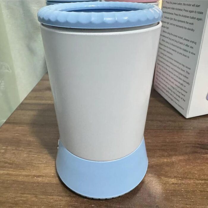 Електричний очищувач лап для собак та котів, портативний, блакитний. Для здорових лап та догляду за кігтями. Підходить для собак різних розмірів