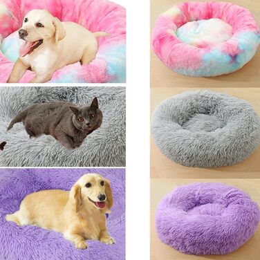 Ортопедичне ліжко для собак, велике, кругле, Anti-Stress, 100 см