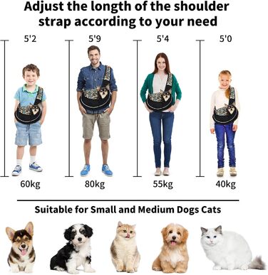 Сумка-переноска для собак 6 кг, портативна, регульована, сітчаста, для прогулянок та подорожей, оранжева