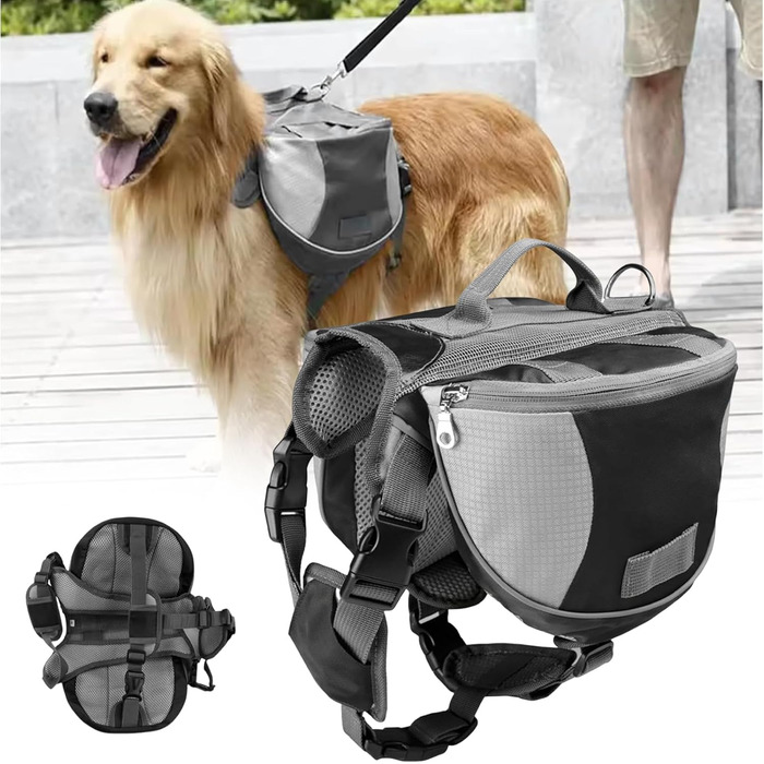 Сумка для прогулянок з собакою Dewireaey: зручна, регульована, для подорожей та кемпінгу