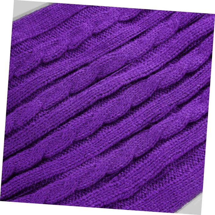 POPETPOP Пуловер для собак з акрилових волокон, теплий, для зими, фіолетовий (XXL), миючий, багаторазовий