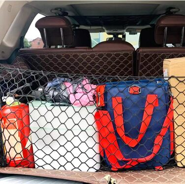 Сітка для собак у багажник авто: захисний бар'єр, 120x90 см