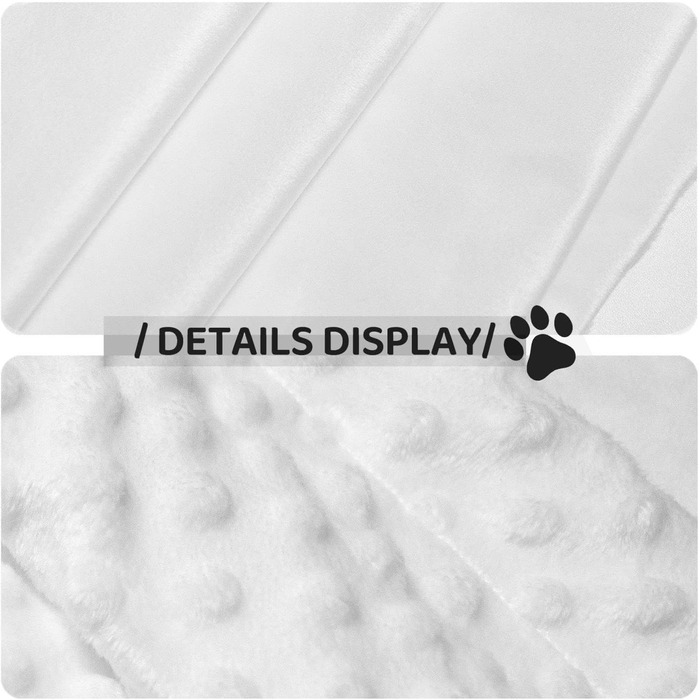 М'яка підстилка для собак та котів ZORIN, 70x50 см, вовняний візерунок, для вольєру, ліжка, переноски