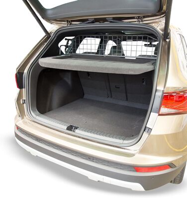 Сітка для собак Travall, сумісна з Seat Ateca (2016-), з панорамним дахом. Міцний захист багажника, сталева перегородка для тварин.