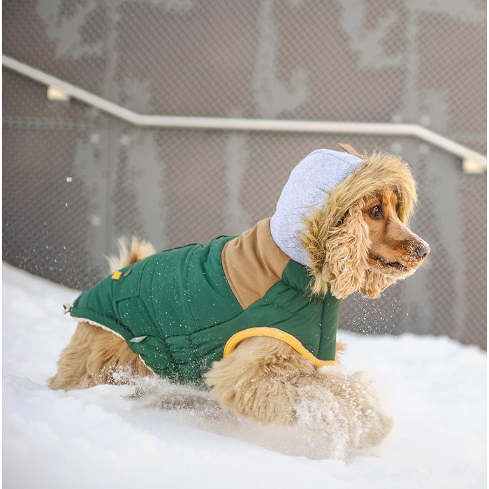 GF Pet LODGE Parka для собак, куртка для тварин, розмір 2XS, Forest Forest XXS