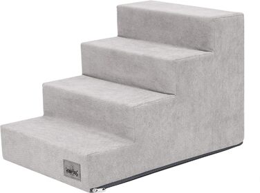 Сходи для собак і котів Savoy, 4 ступені, 60x40x40 см, антиковзкі, стійкі, колір ясен