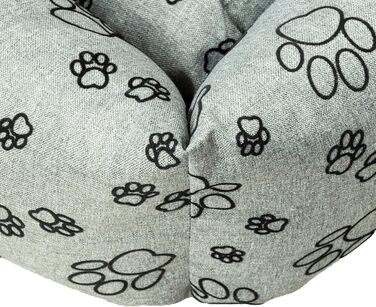 Водонепроникне ліжко для собак - ліжка для маленьких та великих собак - ліжко для собак з неслизьким дном - собачий кошик, лежанка (120x90x20, сірий колір)