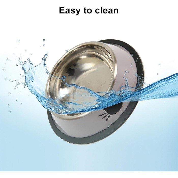 Набір мисок для котів 3 шт. + іграшка для котів, миски для корму котів, миски з нержавіючої сталі, годівниця для котів, миска для води, для котів та маленьких собак (Блакитний + Зелений + Срібний) (3 шт. Оранжевий + Срібний + Блакитний)