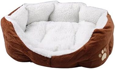 М'яке ліжко для собак та котів Yahee: ліжко-корзина для тварин (колір: коричневий)
