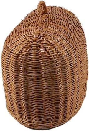 Транспортний кошик з плетива з подушкою 40x32x40 см, клітка для кота/собаки