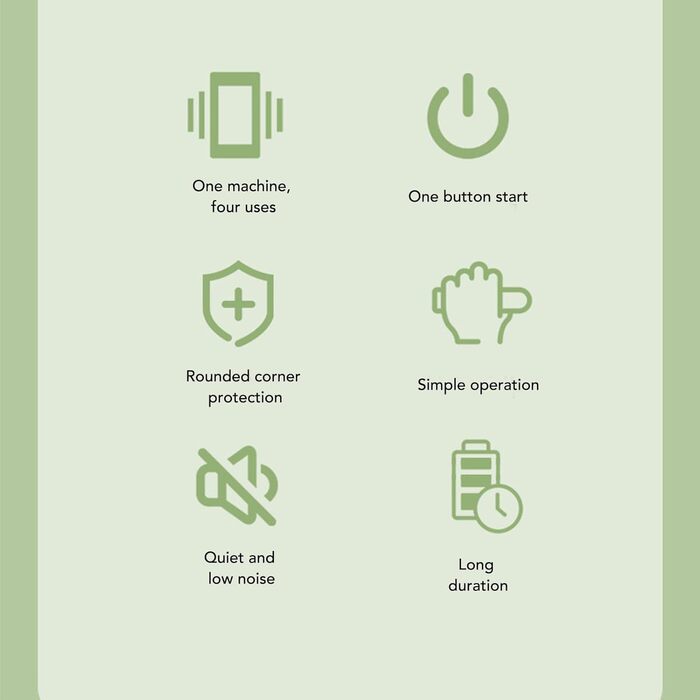 Набір для догляду за собаками з акумулятором, багатофункціональний (BLUE)