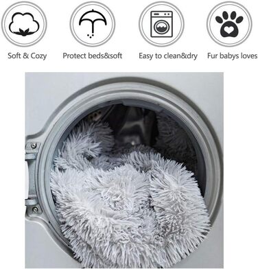 М'яка ковдра для собак та котів, флісова, велика (XL: 100 x 120 см), сіра