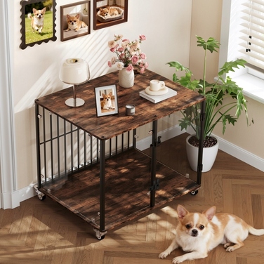 Дерев'яна клітка BingoPaw, 60 x 77 x 65 см