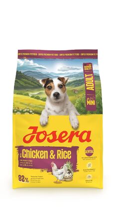 Сухий корм для малих собак Josera Mini Huhn & Reis (Курка та Рис), дорослі собаки, 10 кг