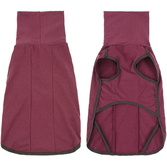 Теплий зимовий халат-жилет для собак великих порід, вітронепроникний, червоний, 3XL