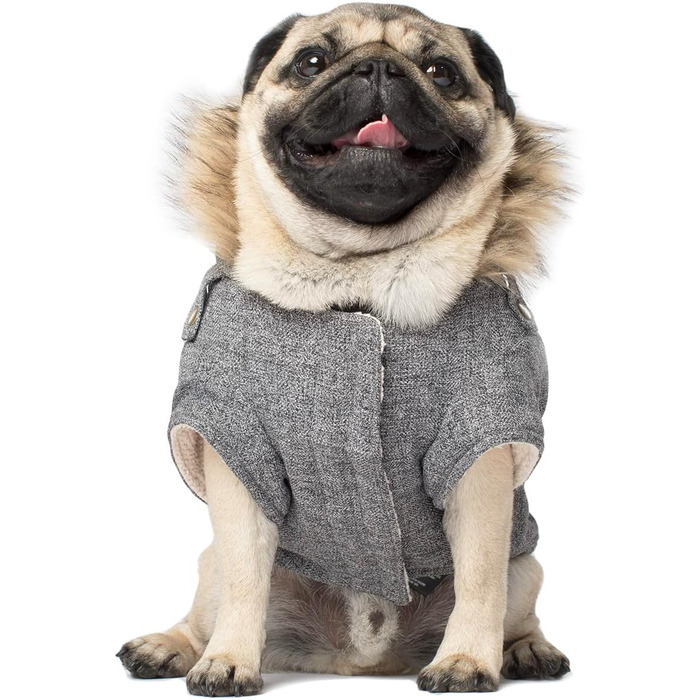 Куртка для собак Canada Pooch Alaskan Army Parka Salt & Pepper, розмір 20