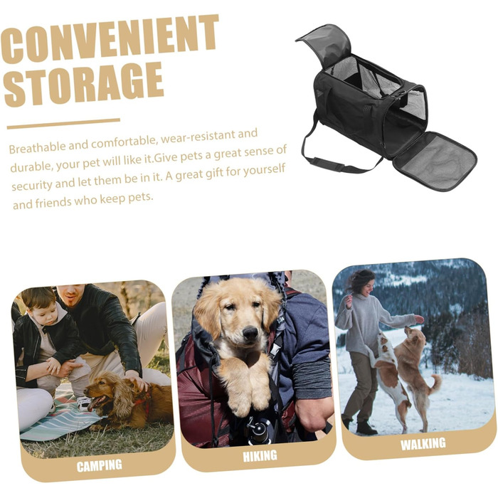 Транспортна сумка для котів Milisten, складана переноска для цуценят та дрібних тварин, дихаюча переноска для собак, аксесуари для тварин