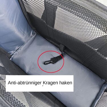 Сумка-переноска для собак та котів Ruwshuuk: багатофункціональна, з кишенями, для прогулянок, подорожей, кемпінгу (Помаранчевий)