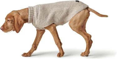 Пуловер для собак Hunter GENF, бежевий, з перекидним коміром, з еластичного переробленого поліестеру