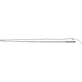 QHP Бич для підготовки коней, роздільний, чорний, 1.80 м