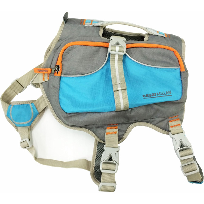 Рюкзак для тварин Cesar Millan Blue & Grey