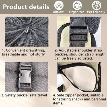 Трансформер для котів та цуценят: рюкзак-переноска для подорожей, водонепроникний, легкий, з підкладкою