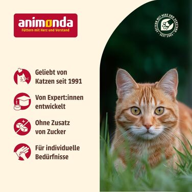 Сухий корм для дорослих котів Animonda Carny Adult з куркою та яловичиною, 10 кг