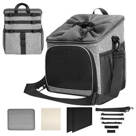 Корзина для собак на велосипед Eventerde, дихаючий велосипедний кошик для собак, знімний чохол для вигулу та кемпінгу