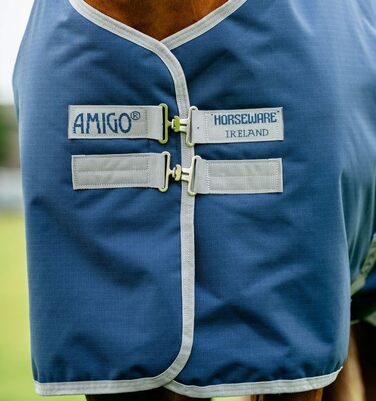 Зимова підкладка для коня Horseware Amigo Ripstop 900D Lite 0г, Navy/Titanium Grey (125 см / 5´9)