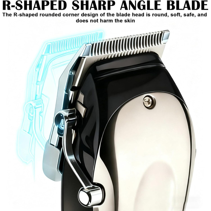 Бездротова машинка для стрижки шерсті коней Leise, 20W, 1500mAh, для густого волосся, стрижка собак та коней, 180x45 мм