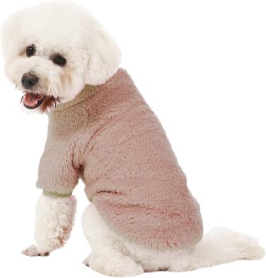 Пуловери для собак Kyaringtso, 2 шт., для маленьких собак, одяг для собак, дівчаток та хлопчиків, ультрам'які та теплі, зимові, на Різдво (XXS - XXL, блакитний + світло-коричневий + темно-сірий)