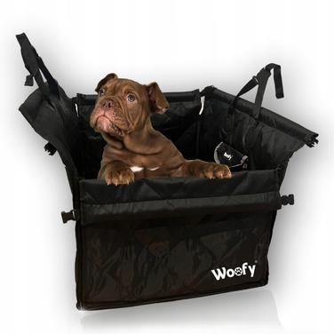 Автомобільний автокрісло-переноска Woofy XL, чорна, водонепроникна